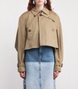 Graziano Cut-Off Trench Coat