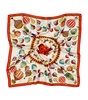 Silk Hot Air Balloon Print Scarf