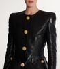 Peplum Leather Jacket