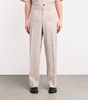 Slubbed Straight Trousers