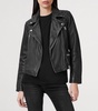 Leather Cargo Biker Jacket