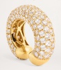 Yellow Gold and Diamond Cosmo Single Ear Cuff