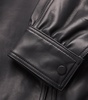 Double-Breasted Leather Jacket