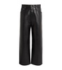 Leather-Blend Ren Jeans