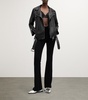 Leather Rhinestone Billie Jacket