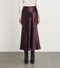 Satin Midi Skirt