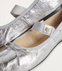 Metallic Leather Jolie Ballet Flats