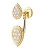Yellow Gold and Diamond Serpent Bohème Single Earring