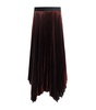 Pleated Lerin Asymmetric Midi Skirt