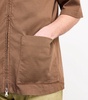 Cotton Zip-Up Overshirt