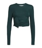 Jersey Looped Crop Top