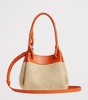 Small Raffia Parachute Shoulder Bag