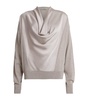Wool and Satin-Blend Myra Sweater