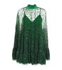 Embellished-Cape Zenon Mini Dress