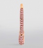 Rose Gold and Sapphire Safety Pin Single Left Earring