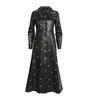 Faux Leather Studded Coat