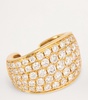 Yellow Gold and Diamond Galaxy Single Ear Cuff