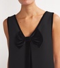 Bow-Embellished Mini Dress