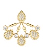 Yellow Gold and Diamond Serpent Bohème Solarité Single Earring