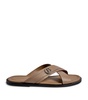 Leather Logo Sandals