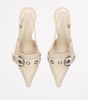 Leather Tara Slingbacks 75