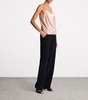 Silk Strappy Bustier Top