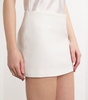 Wool Contoured Mini Skirt