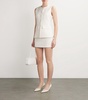 Wool Contoured Mini Skirt