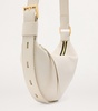 Leather Half Moon Cross-Body Bag