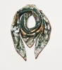 Silk Botanical 'A' Print Scarf