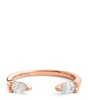 Rose Gold and Diamond Orbit Ring (Size 6)