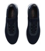 Leather-Trim Knit Sneakers