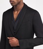 Silk-Blend Shawl-Lapel Blazer