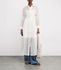 Linen-Silk Shirt Dress