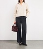 Wool-Blend Tailored Trousers
