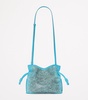 Mini Snakeskin Scales Flamenco Clutch