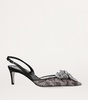 Flower Slingback Heels 60