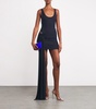 Scoop-Neck Wrap Mini Dress