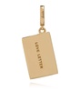 x The Vampire's Wife Yellow Gold Love Letter Charm