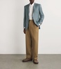 Silk-Cashmere Chequered Blazer