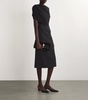 Jersey Draped Midi Dress