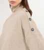Wool-Lurex Buttoned Sweater
