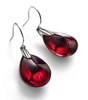 Sterling Silver and Crystal Psydelic Drop Earrings