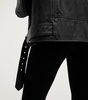 Leather Rhinestone Billie Jacket
