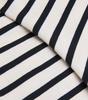Off-The-Shoulder Striped Asymmetric Dress