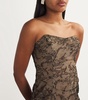 Lace Strapless Dress