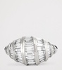 White Gold and Diamond Domed Zoe Ring