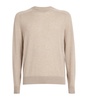 Cashmere Saddle-Shoulder Sweater