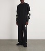 Cotton-Merino Wool Palm Sweater