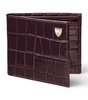 Croc-Embossed Leather Bifold Wallet